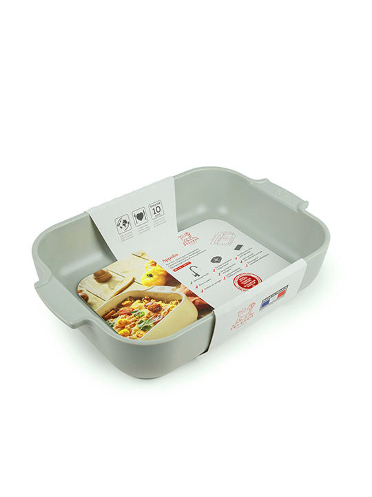 Appolia Plat Four Céramique Rectangle Vert Sauge 36 cm - 14.25in Peugeot - Mathon - 3