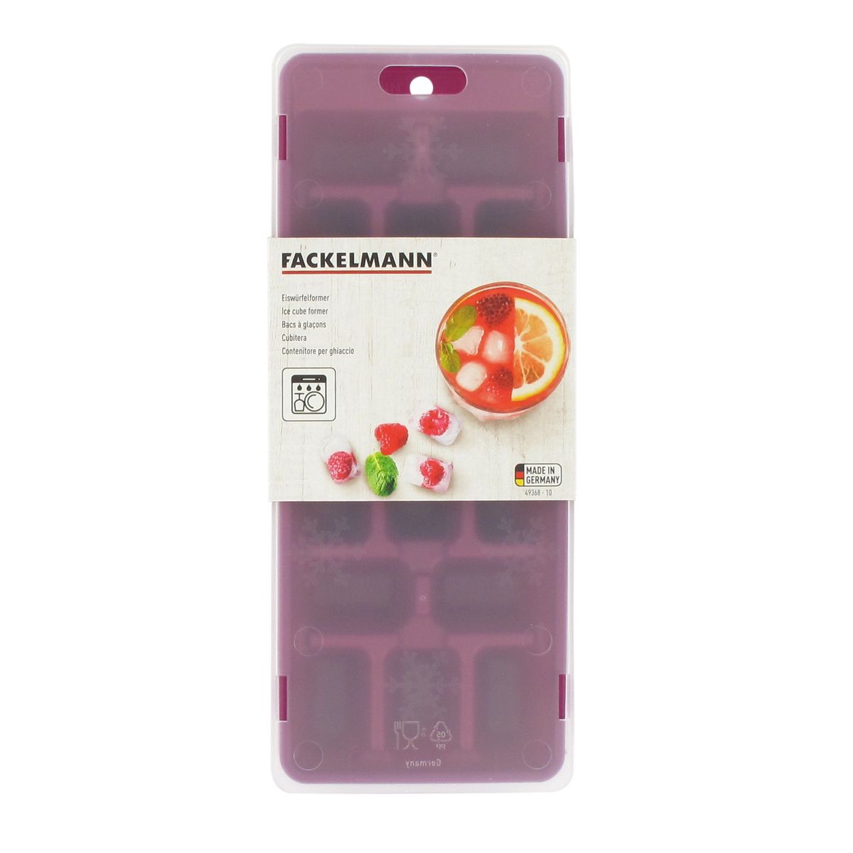 Bac à glaçons coloré avec couvercle pour 15 glaçons  Bar Concept Fackelmann - Mathon - 4