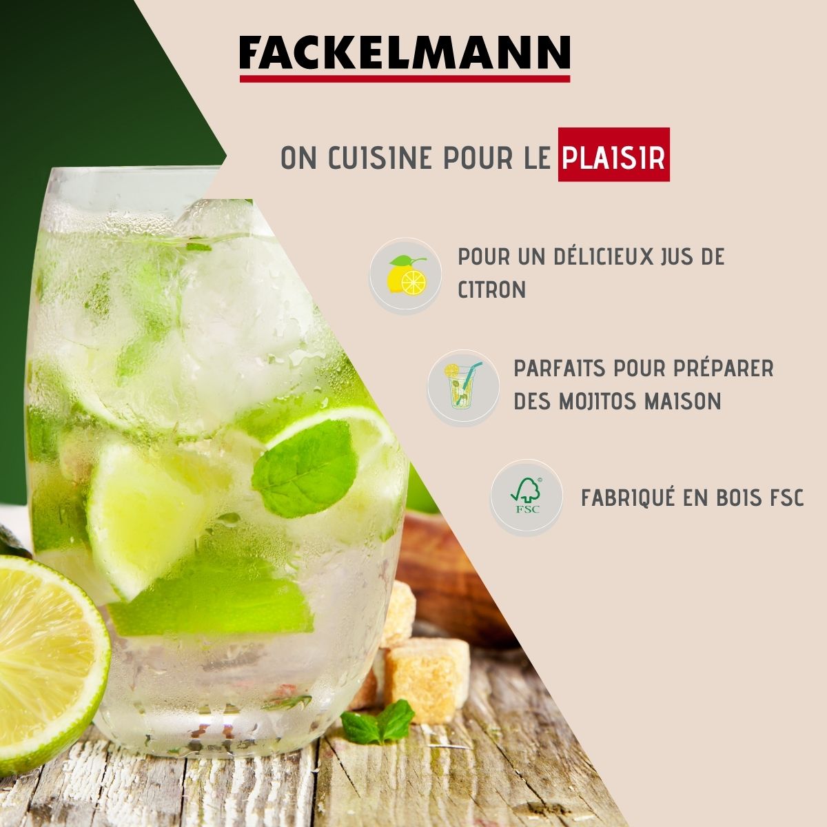 Pilon presse-agrume 15 cm  Boissellerie Fackelmann - Mathon - 6