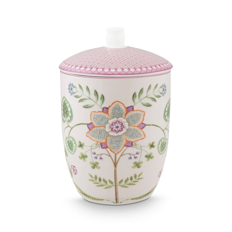 Bonbonnière Lily & Lotus Blanc Cassé - 1,5L Pip Studio - Mathon - 1