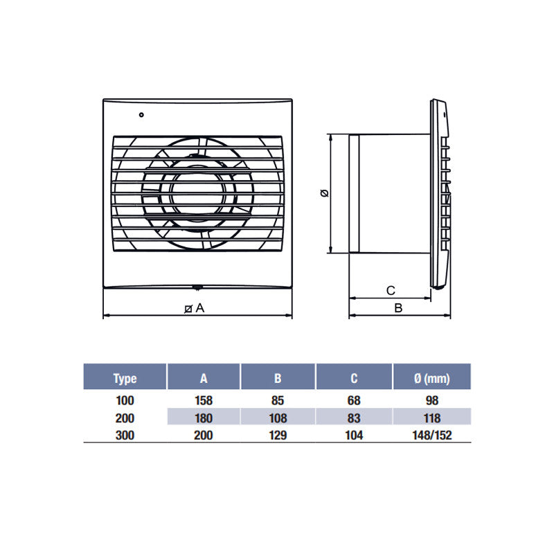 Aérateur Decor Extra Plat 100 Cz Unelvent 400851 Unelvent - Mathon - 2
