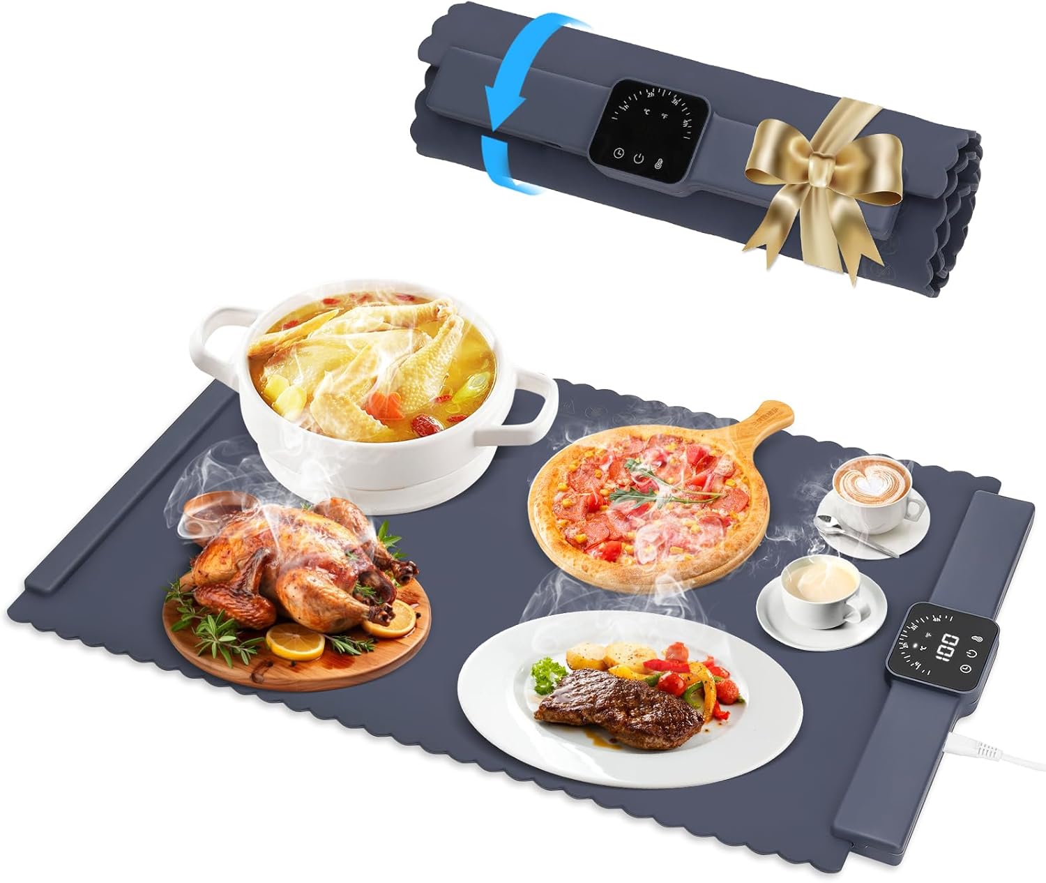 Chauffe Plat Électrique pour Assiettes – Bleu Vendos85 - Mathon