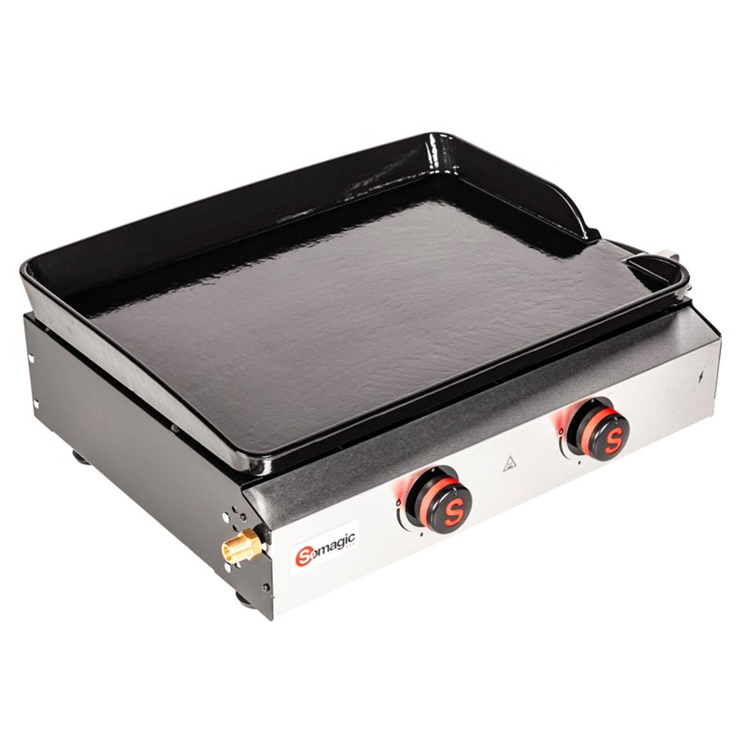 Plancha à gaz à poser 2 brûleurs DONASTIA Somagic - Mathon - 3