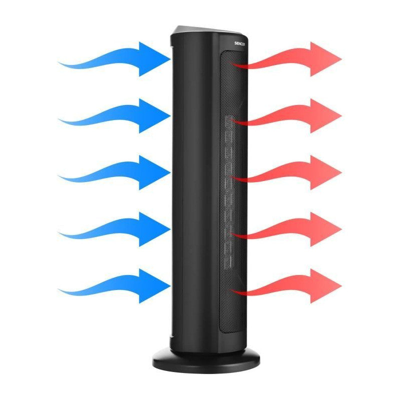 Radiateur Tour En Céramique - Sencor - Sfh 8990bk - Jusqu