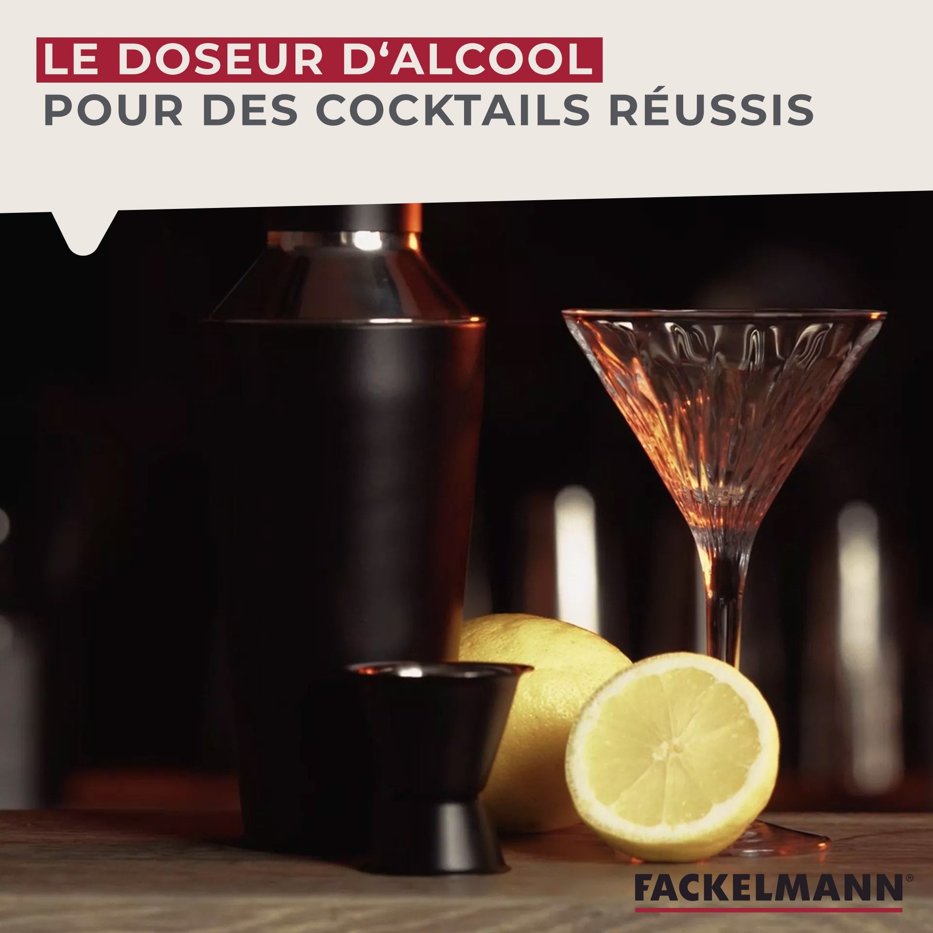 Doseur à cocktail 2 et 4 cl  Spectre Fackelmann - Mathon - 3
