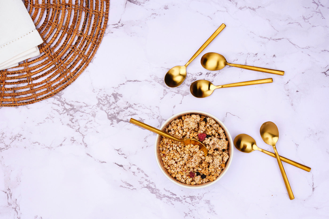 Coffret 6 petites cuillères NILS - Gold Björn - Mathon - 2