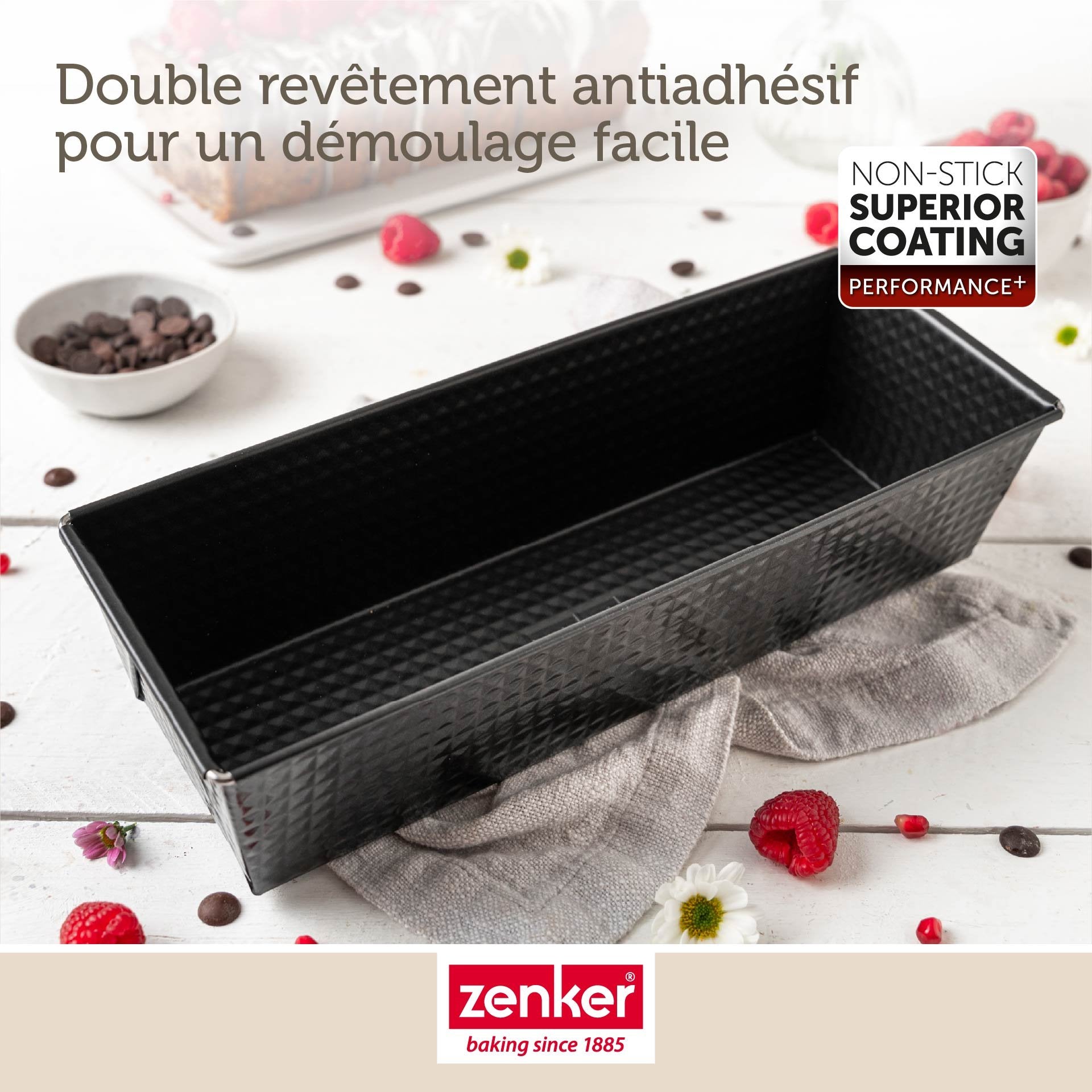 Moule à cake 35 x 11,5 x 7 cm Zenker PerfectBack+ Zenker - Mathon - 8