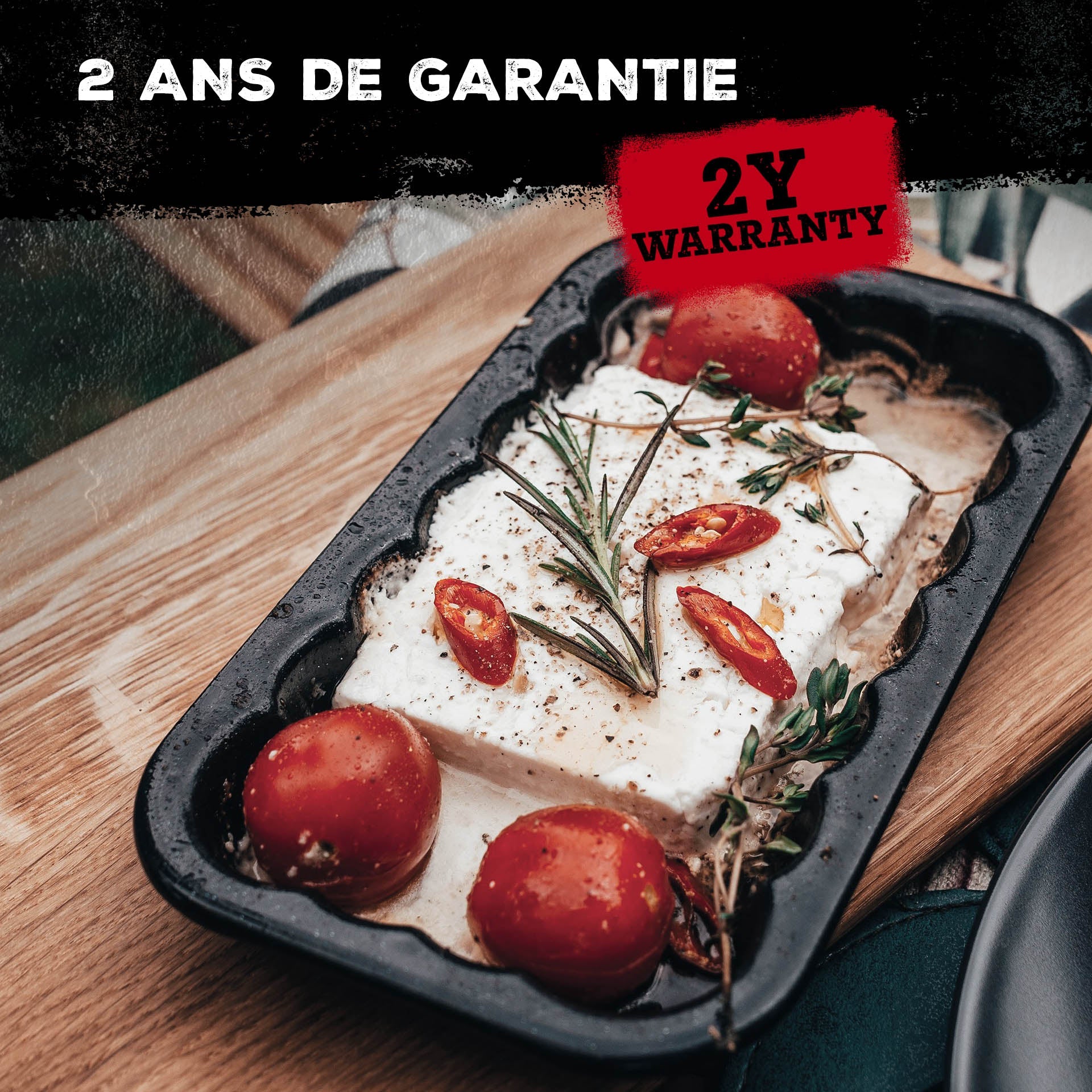 Plat à barbecue en acier émaillé 21 x 12 cm  Barbecue FM Professional - Mathon - 8