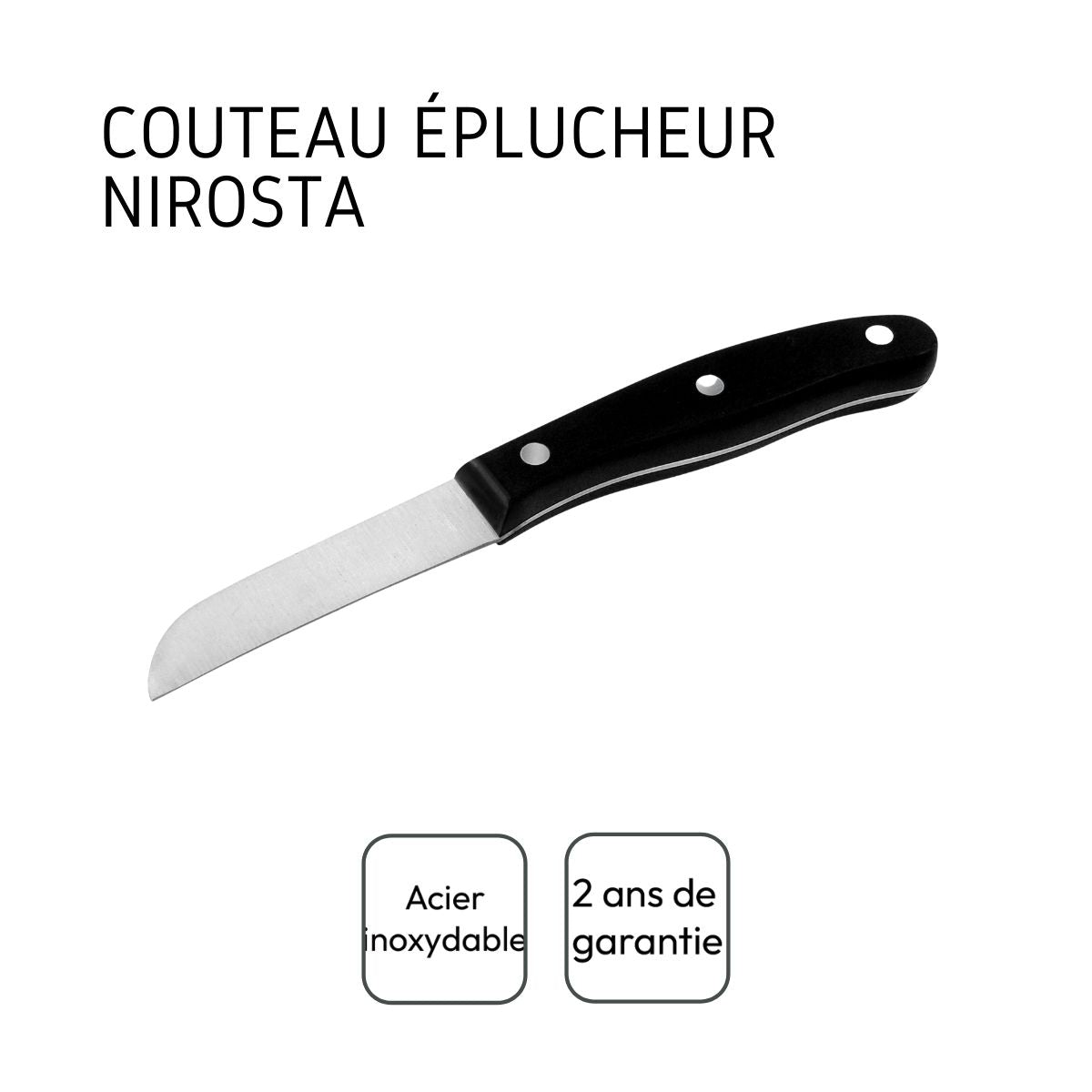 Couteau à légumes 20 cm  Fit Nirosta - Mathon - 4