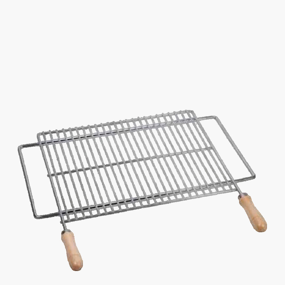 Grille extensible barbecue 60/70 x 40 cm inox Sauvic - Mathon - 1