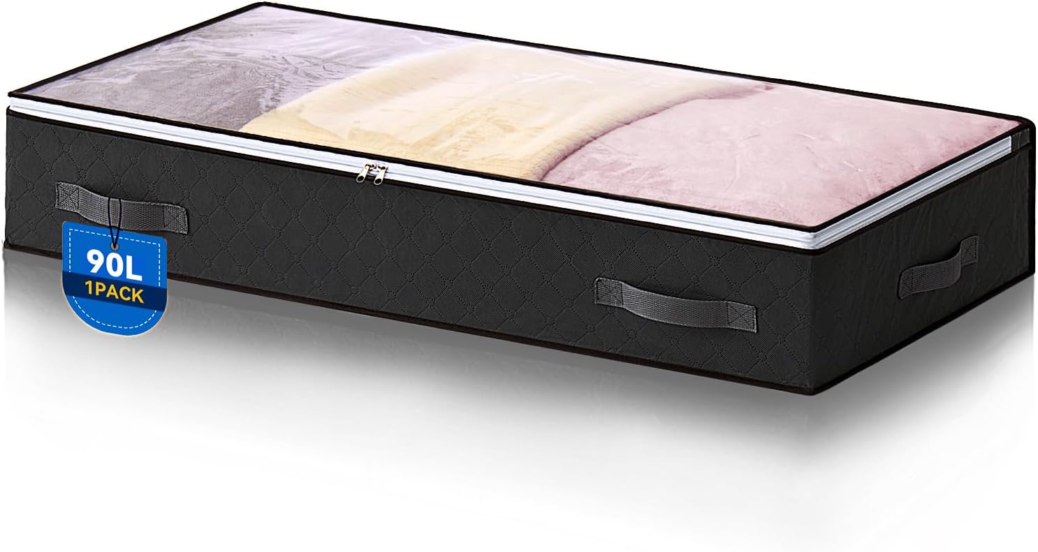 Sac de Rangement Noir Pliable 90L Vendos85 - Mathon