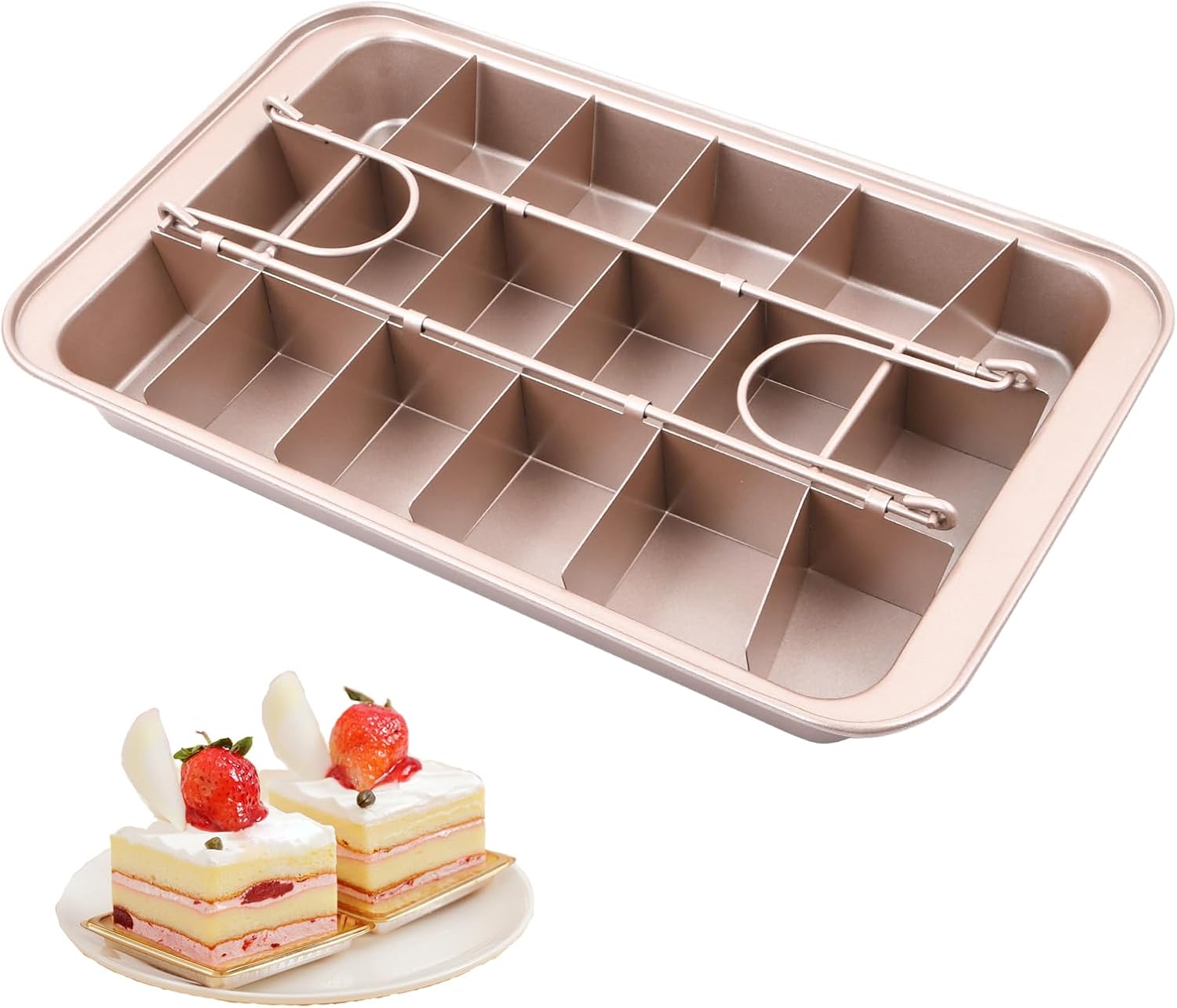 Moule à Brownie Rectangulaire 31 X 20 X 4cm Vendos85 - Mathon