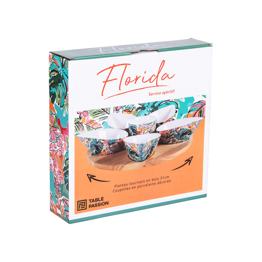 Service apéritif 6 pièces Florida Table passion - Mathon - 3