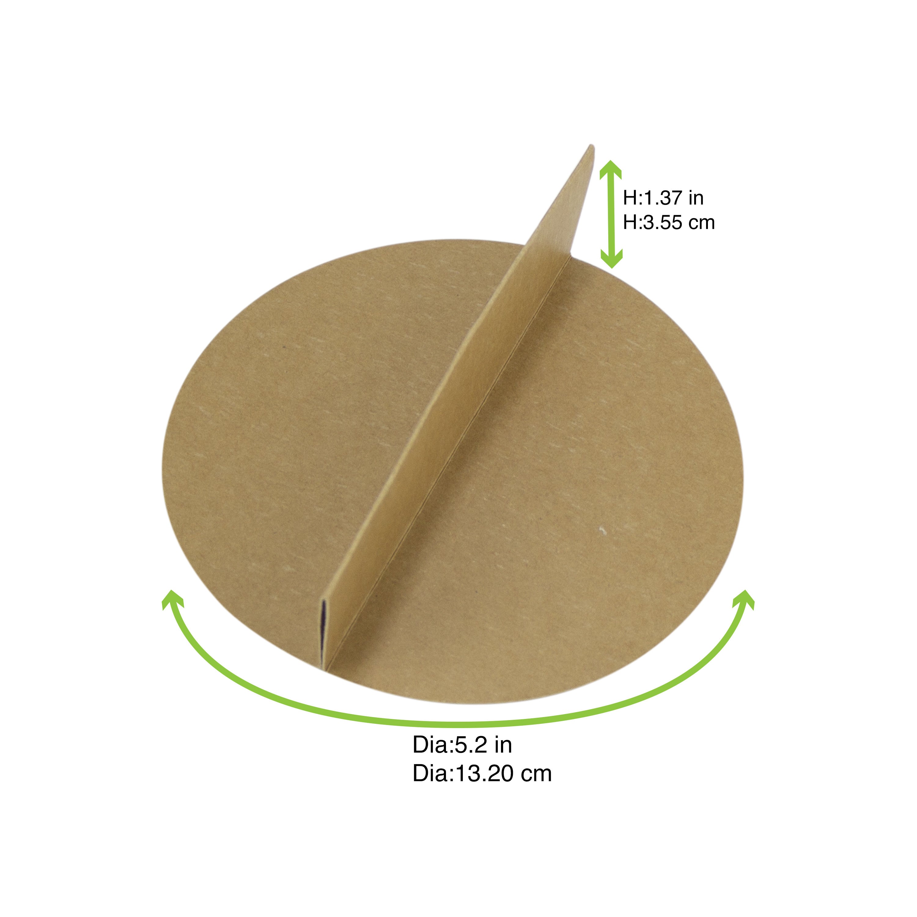 360Pcs - Diviseur 2 parties en carton brun 133x37mm FirstPack - Mathon - 2