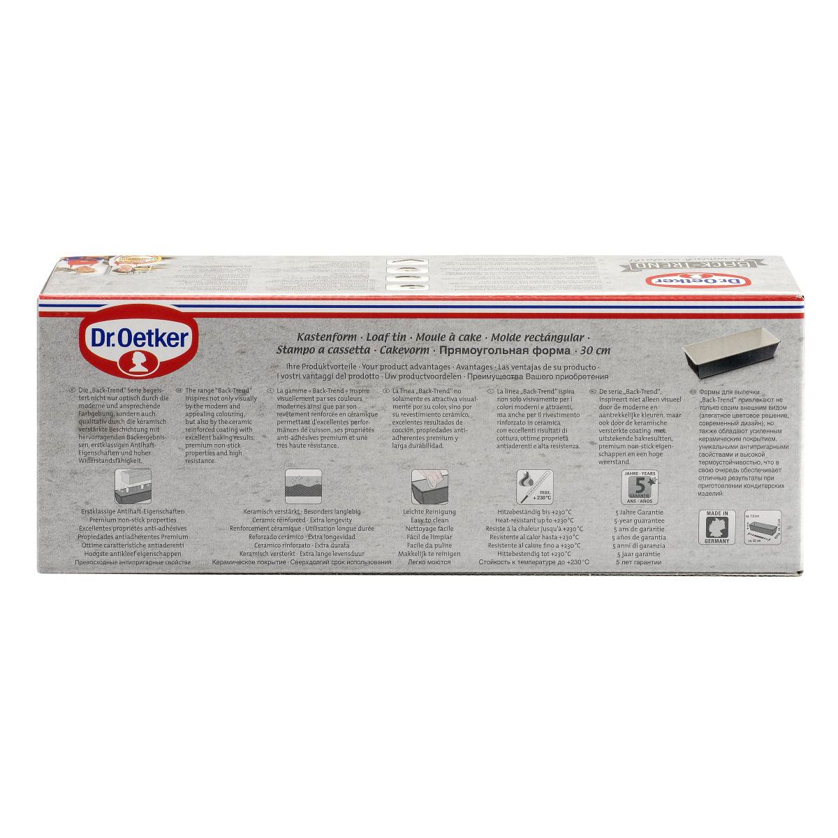 Moule à cake 30 cm  Back Trend Dr. Oetker - Mathon - 9