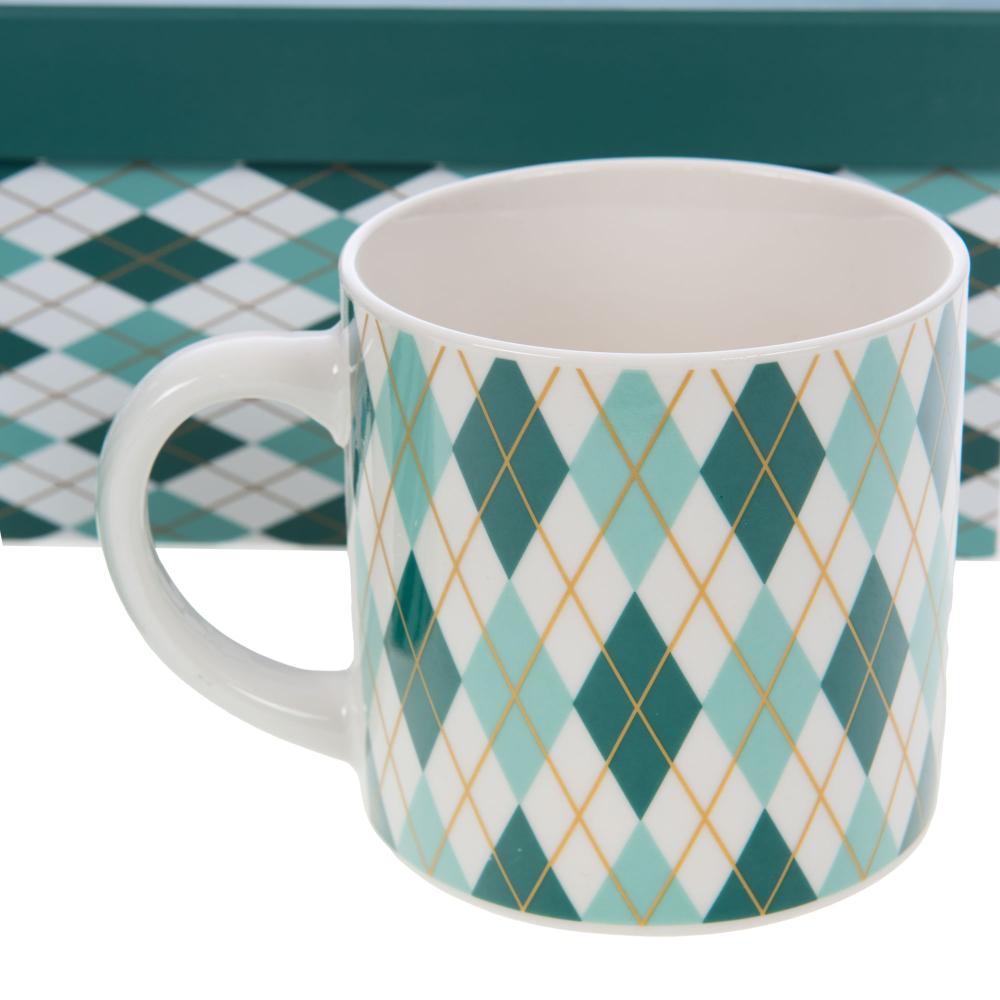 Coffret 2 mugs bleus Santa Amadeus - Mathon - 2