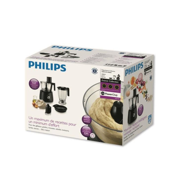 Robot  De Cuisine Philips Hr7776/90, 1 300w, Compact 3-en-1, Bol De 3, Philips - Mathon - 5