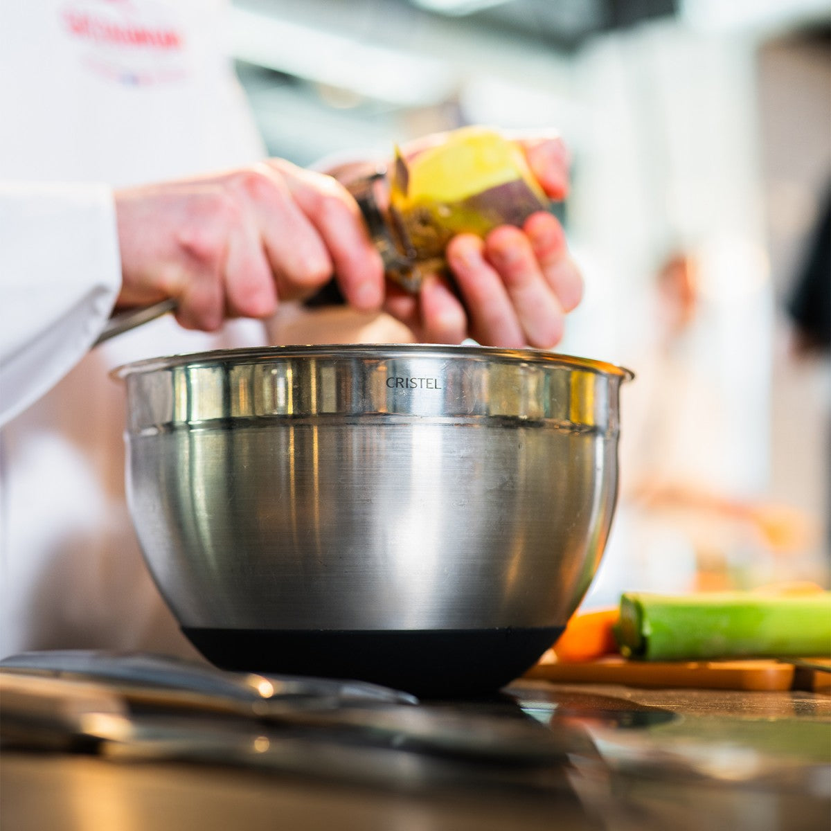 Bol de préparation en inox 24cm Cristel - Mathon - 2
