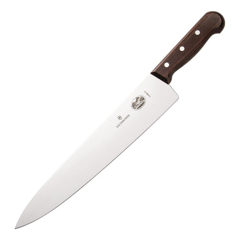 Couteau de Cuisinier Professionnel Manche en Bois 255 mm - Victorinox - Mathon