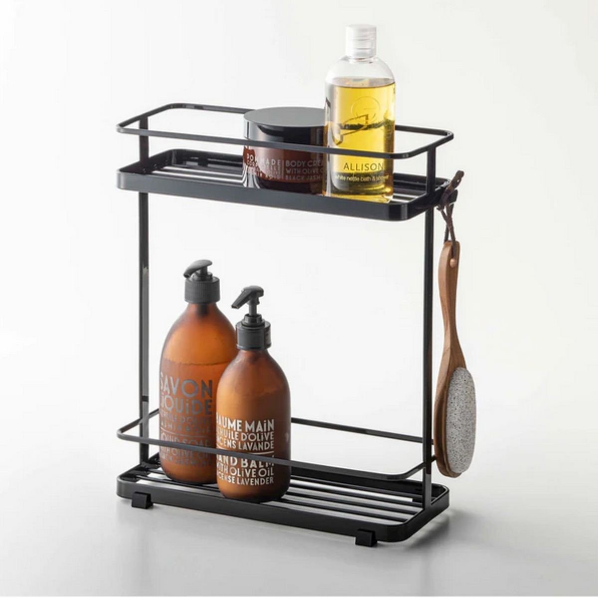 Etagère salle de bain en métal 2 niveaux Calicosy - Mathon - 3