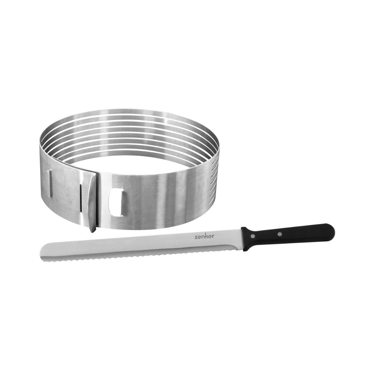 Ensemble de 2 ustensiles de pâtisserie pour layer cakes Zenker Zenker - Mathon - 1