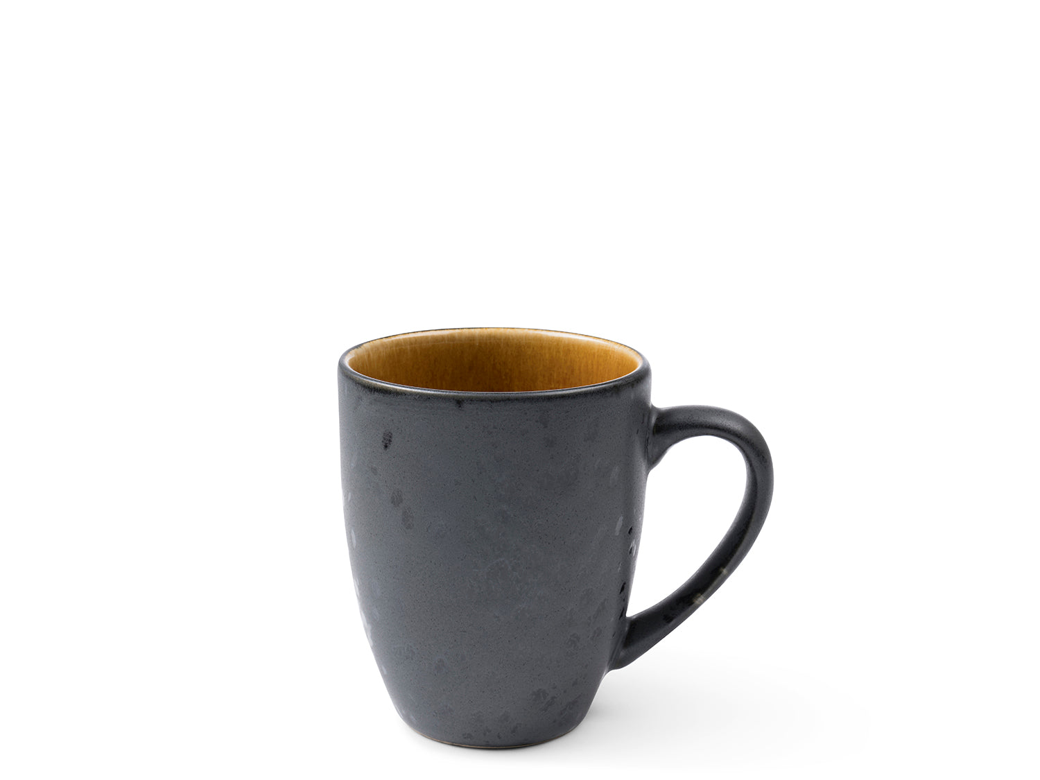 Mug GASTRO en grès Noir/Ambre Bitz - Mathon