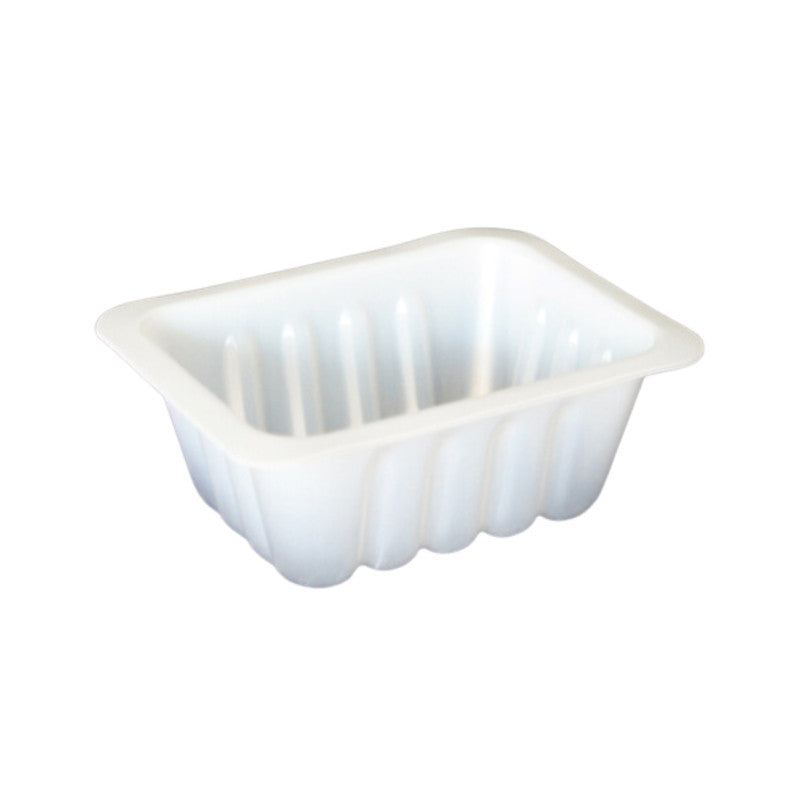 2000Pcs - Barquette plastique PS translucide rectangulaire  80x60x40mm 125ml FirstPack - Mathon - 1