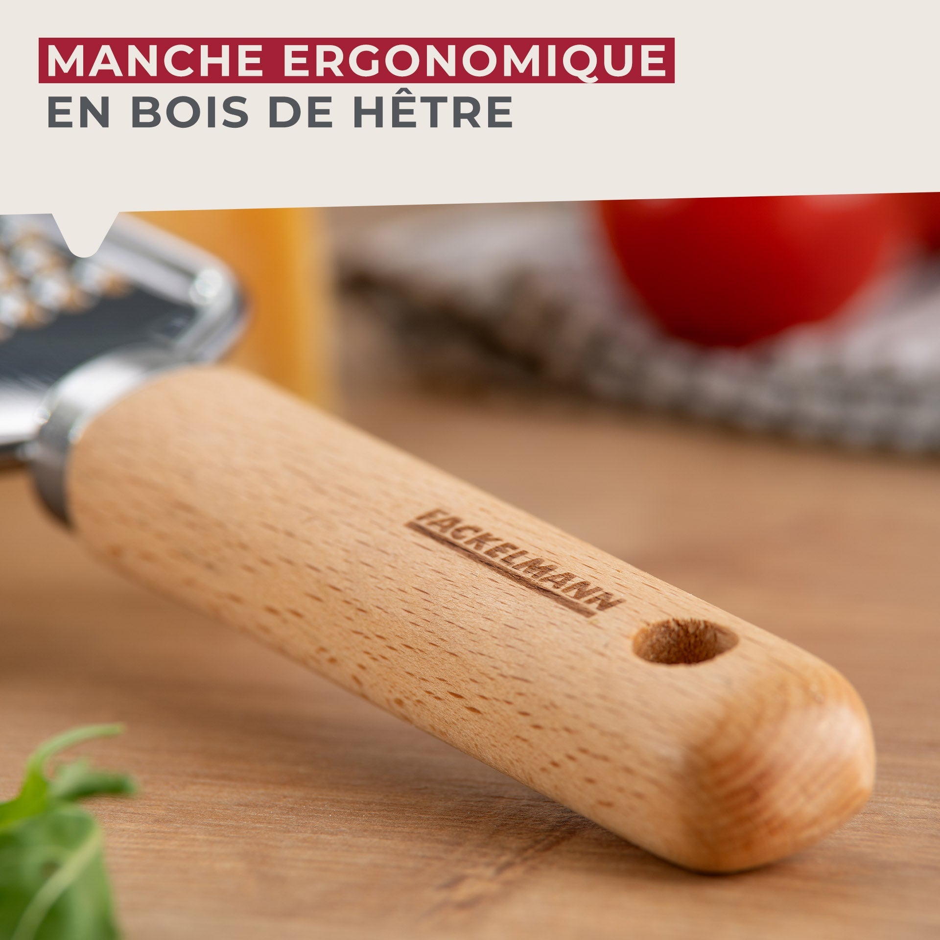 Râpe à fromage manuelle 22 cm  Pizza & Pasta Fackelmann - Mathon - 7