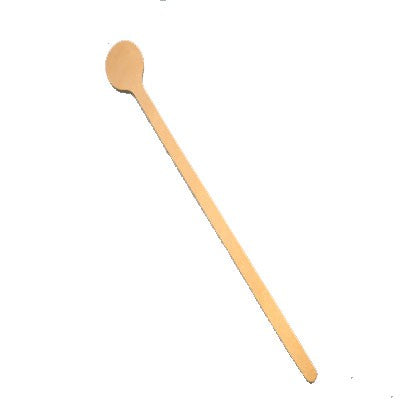 500Pcs - Spatule à café en bois à embout rond  H180mm FirstPack - Mathon