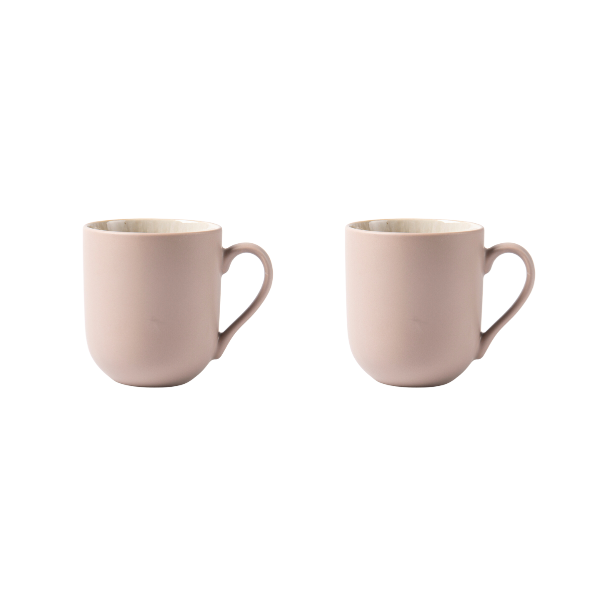 Lot de 2 mugs taupe - "Iris" Laguiole Cuisson - Mathon - 2