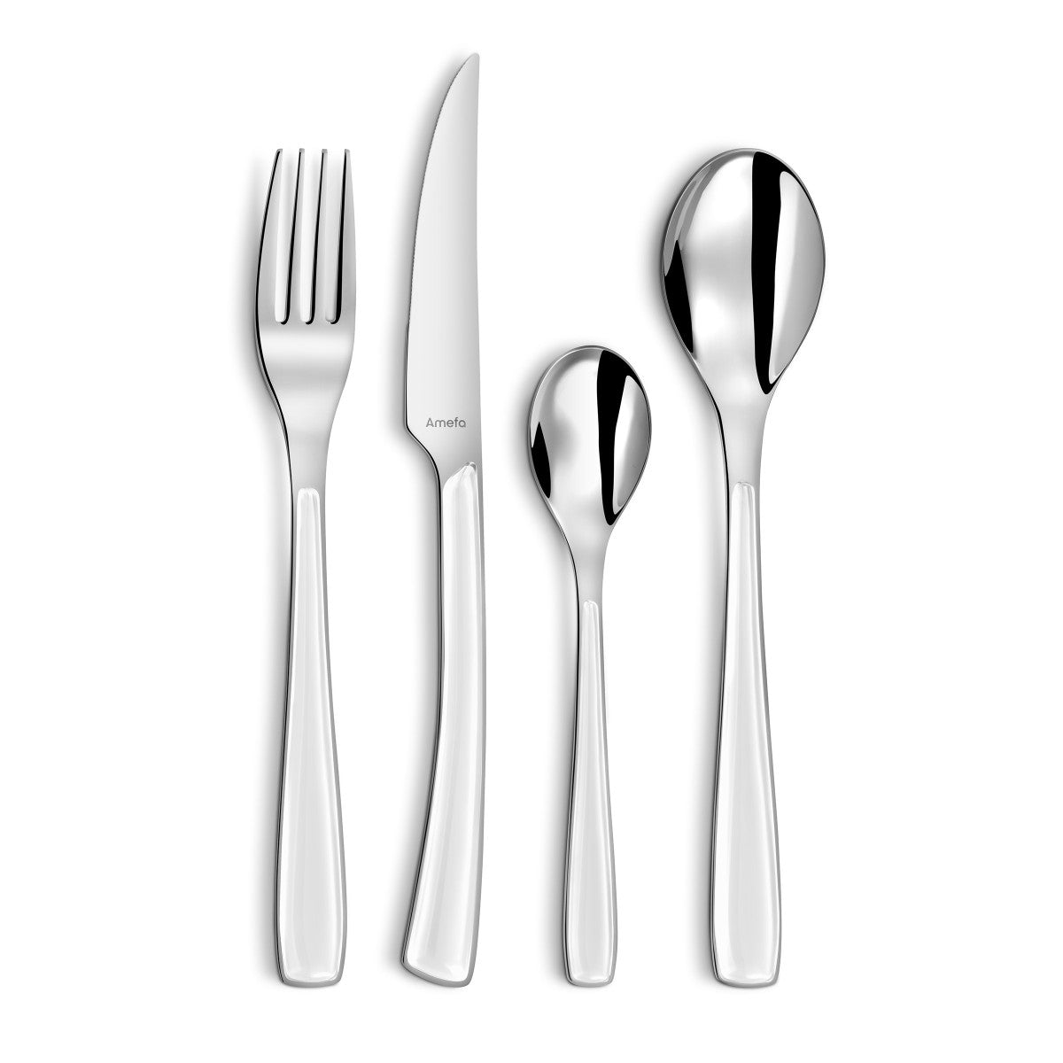 Alizé - Ménagère 24 pièces Blanc Amefa - Mathon - 1