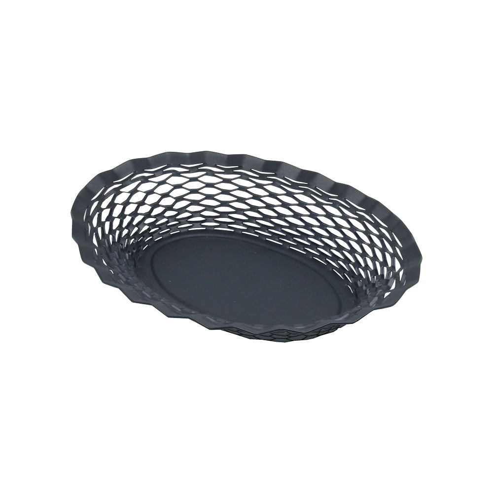 Corbeille à pain bleu nuit 25x18 cm Roger Orfèvre - Mathon