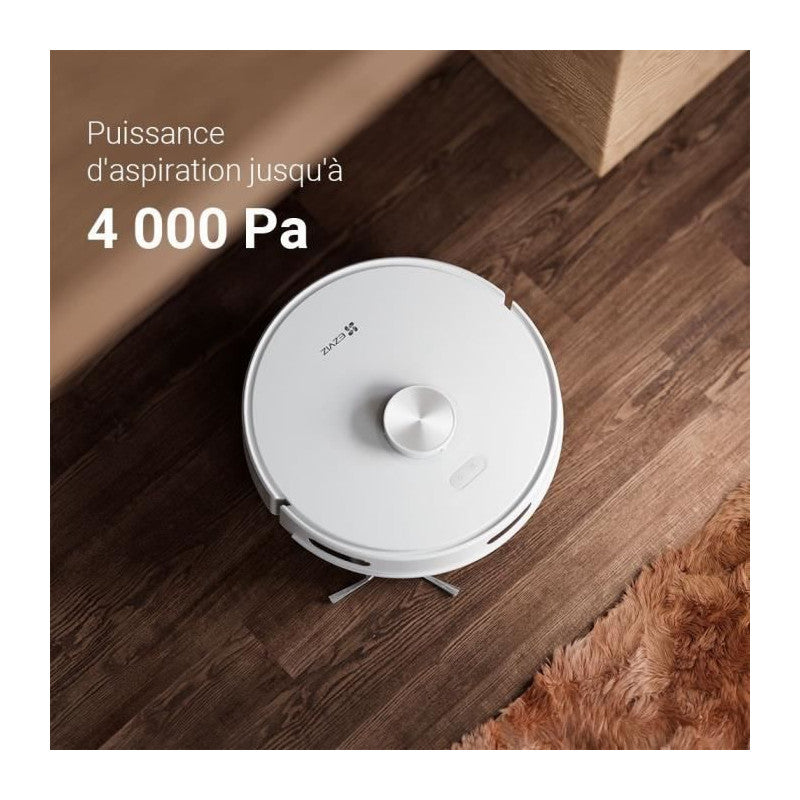 Aspirateur Robot Laveur - Ezviz Re5 Plus - 4000 Pa - 300 Ml - Blanc Ezviz - Mathon - 4