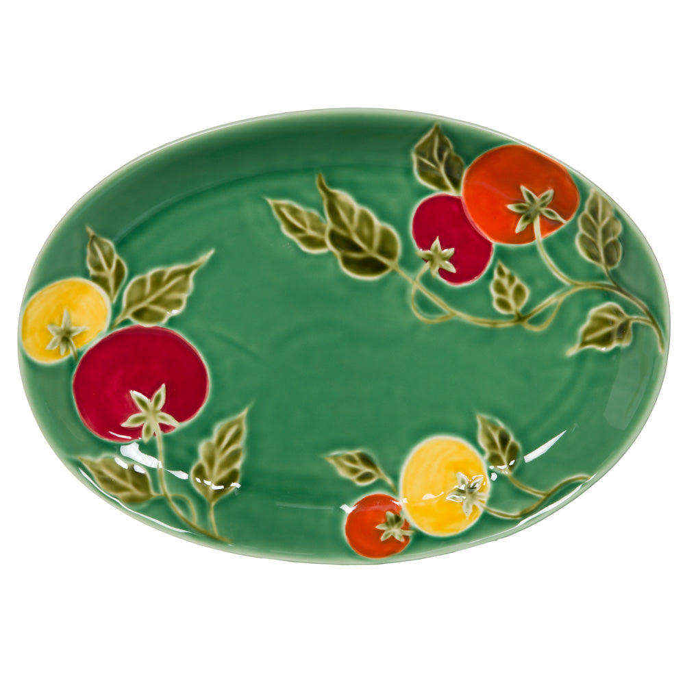 Plat ovale Pomodoro 35x24 cm Table passion - Mathon - 1