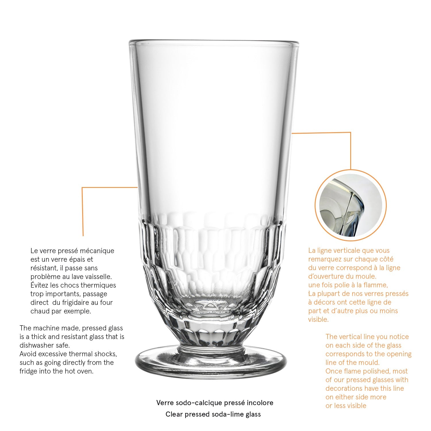 Lot de 6 long drinks La Rochère - Mathon - 4