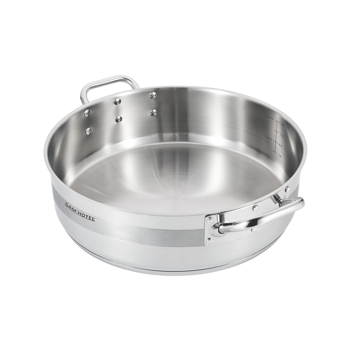 Sautoir inox 42x12cm induction Gam Hotel - Mathon - 2