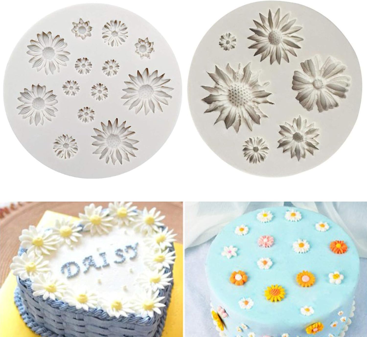 Moules pour la Décoration de Gâteau Fondant au Chocolat et Sucre Vendos85 - Mathon