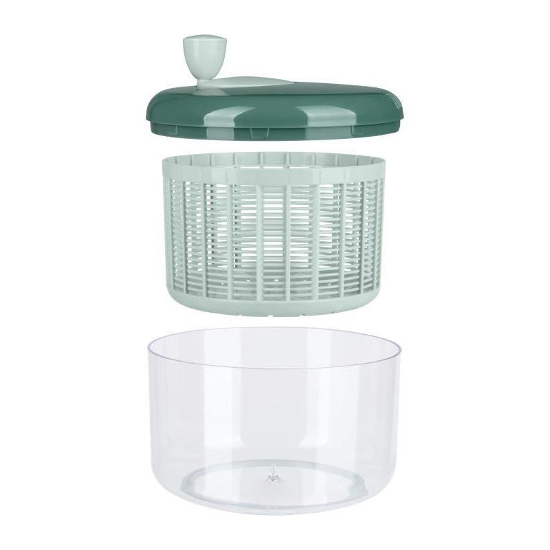 Essoreuse A Salade - Livoo - Men433 - 3,5 L - Essorage Manuel - Couvercle Avec égouttoir - Compatible Lave-vaisselle Livoo - Mathon - 2