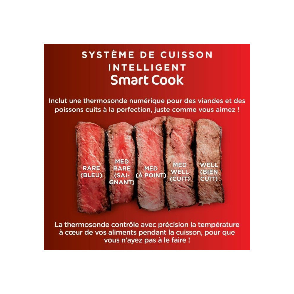 Grill & Friteuse Sans Huile - Ninja - Max 6-en-1 Dg551eu - 1760 W - 6 Modes De Cuisson - Gris Ninja - Mathon - 6