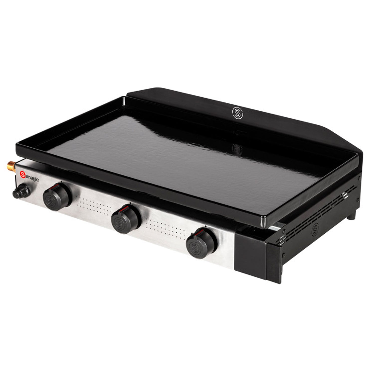 Plancha au gaz SOLIA 300 3 brûleurs 6,45kW Somagic - Mathon - 1
