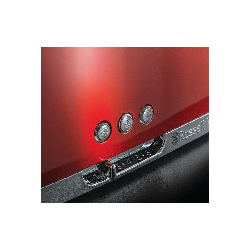 23250-56 - Grille-pain Luna - Technologie Fast Toast - Rouge Solaire Russell Hobbs - Mathon - 5