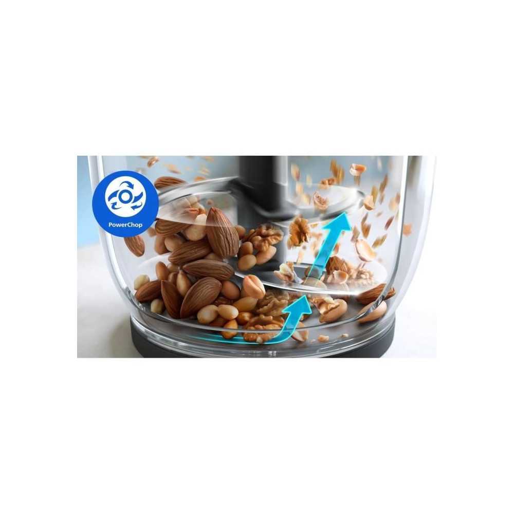 Hachoir électrique -   Série 3000 - Hr1502/00 - 500 W - Noir Philips - Mathon - 4