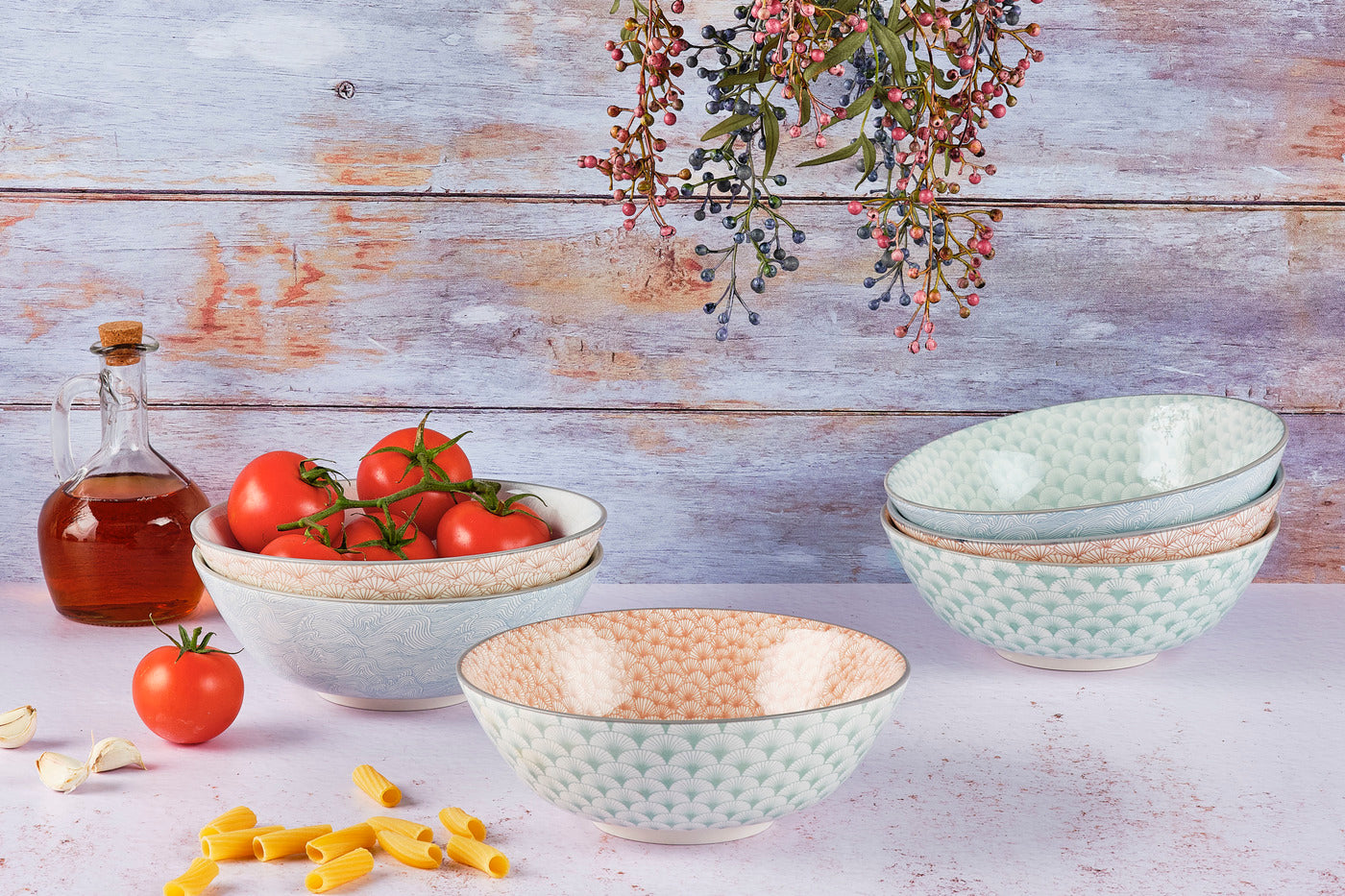 Bol PATTERN Ø21cm - 6 pièces - Pastel Björn - Mathon - 2