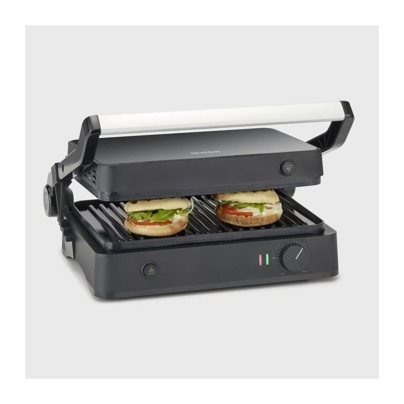 Gril électrique Multifonction -   - Kg2398 - Multi-gril Viande Compact Pour Légumes, Steaks Et Paninis Severin - Mathon - 2