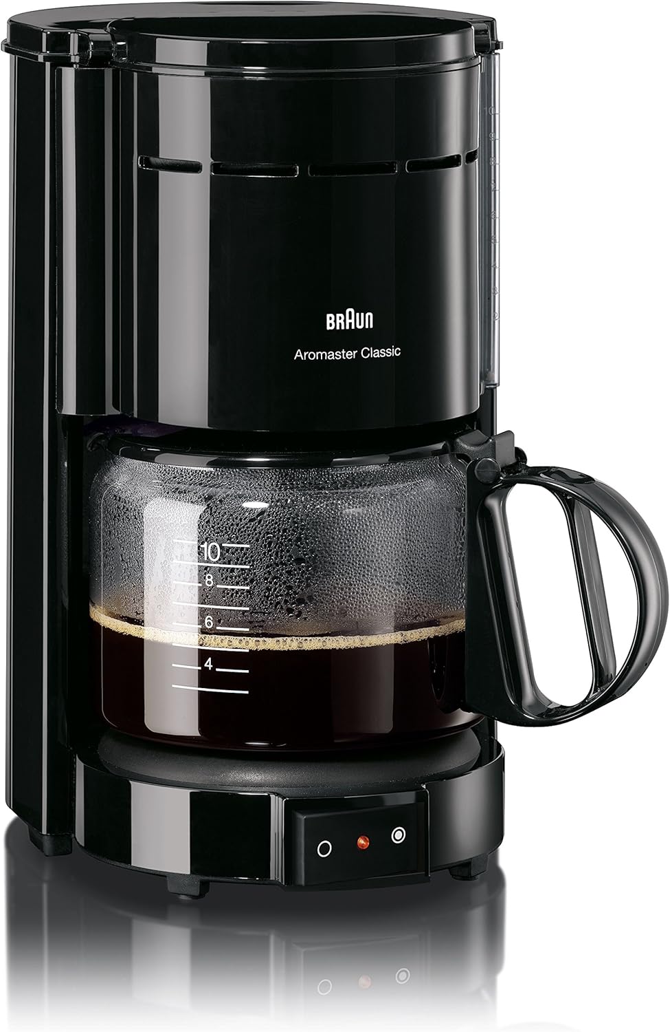 cafetière électrique de 1,2L pour 10 tasses 1000w noir Braun - Mathon