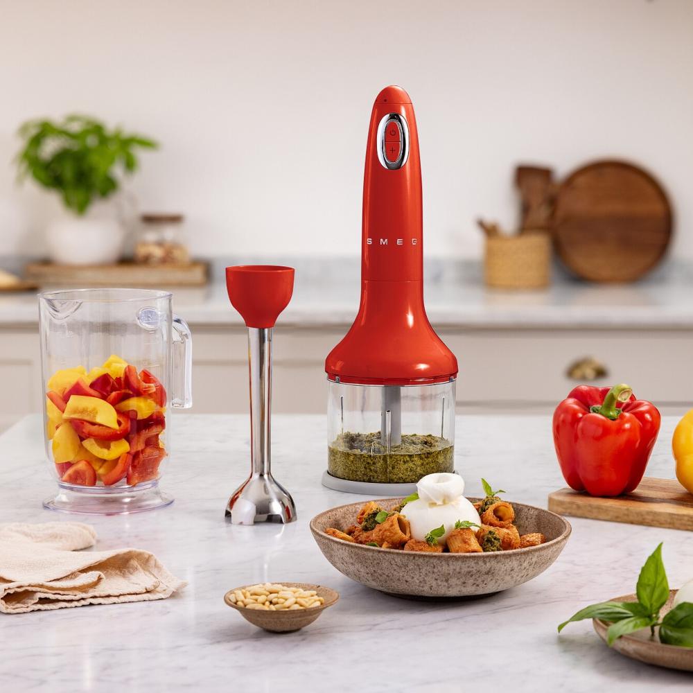 Mixeur avec accessoires rouge Smeg - Mathon - 2