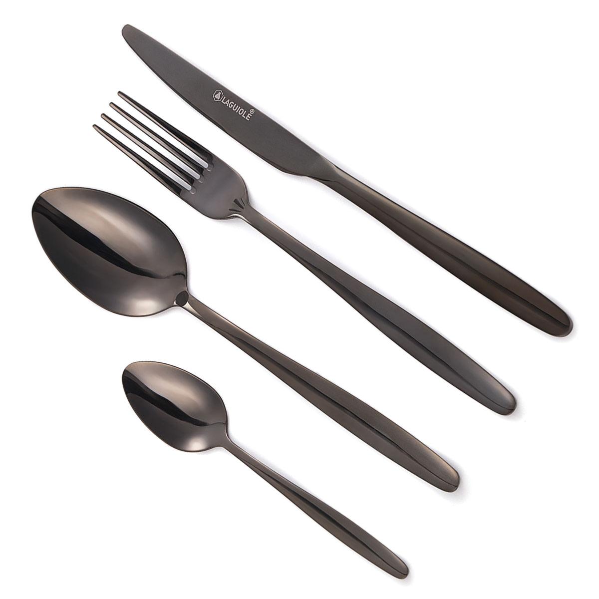 Ménagère 24 pièces - "Cléa noir" Laguiole Cuisson - Mathon - 2