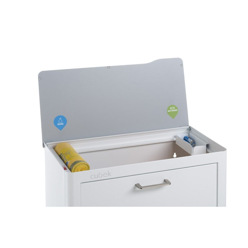 Poubelle cuisine de tri sélectif cubek, 4 compartiments de 20 litres. Don Hierro - Mathon - 6