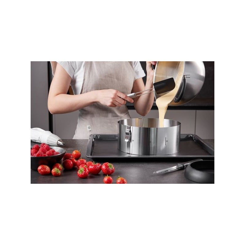 Cercle à gâteau h.10 cm en acier inoxydable Tondo clip Gefu - Mathon - 6