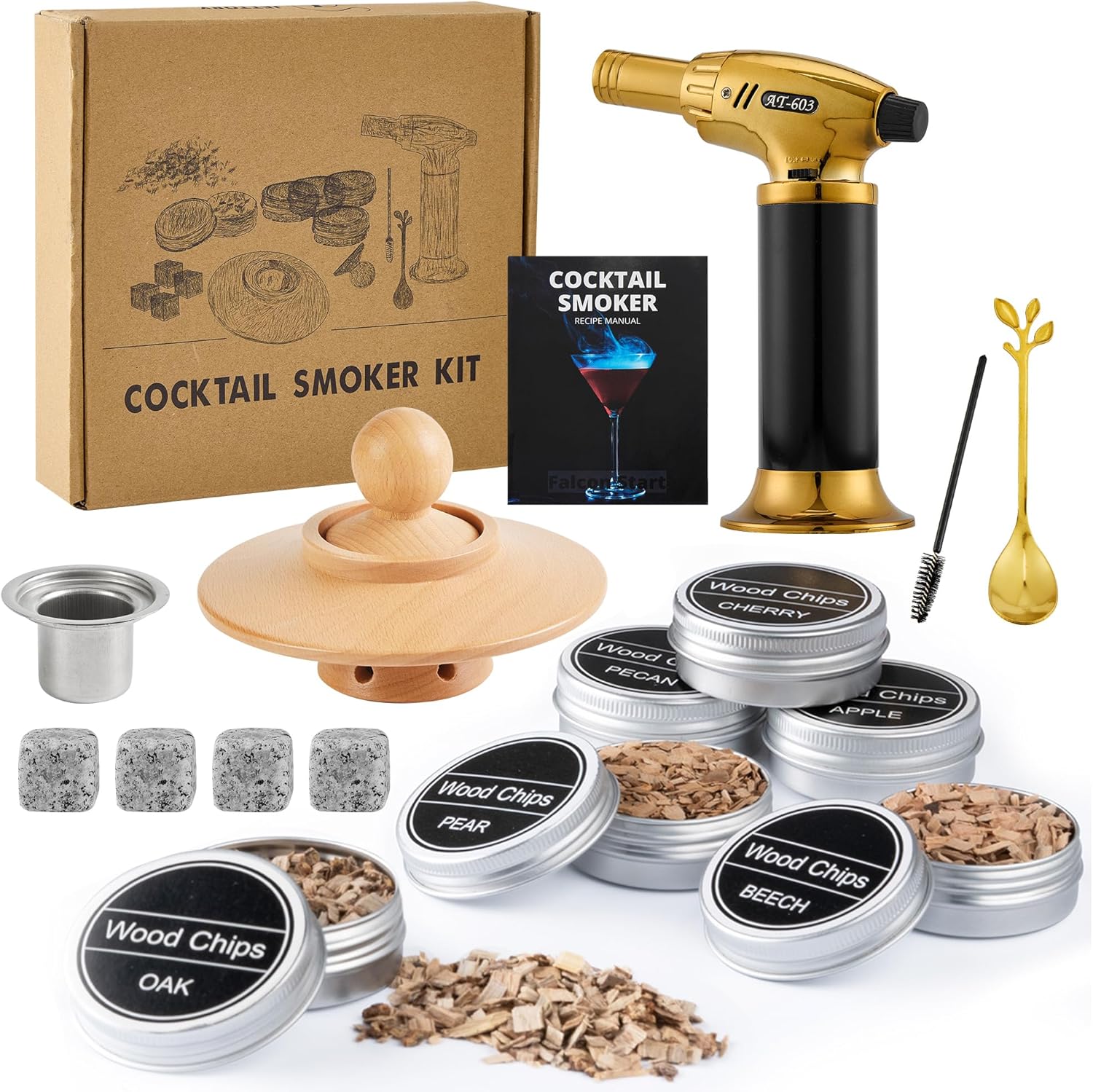 Kit Fumoir à Cocktail Jettory avec Accessoires Complets Vendos85 - Mathon